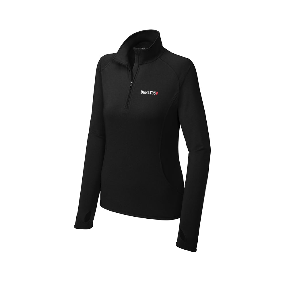 Sport-Tek Ladies Sport-Wick Stretch 1/2-Zip Pullover