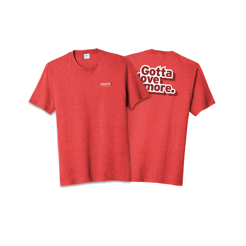 Port & Company Tri-Blend Tee - Gotta Love More (Red)